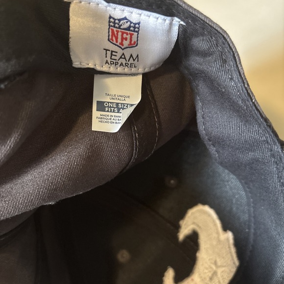 NFL Houston Texans Gray Adjustable Hat Cap Unisex New Era‎ (one size fits all) - Picture 4 of 6